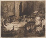 KG 18003
<br/>
Begrafenis aan de Ganges
<br/>
<em>Bauer, Marius (1867-1932)</em>